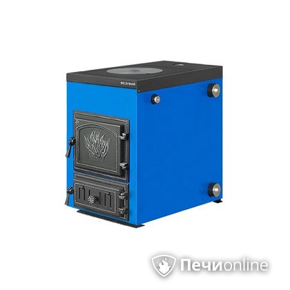Отопительный котел Везувий Эльбрус-18 с плитой Везувий В1 в Костроме