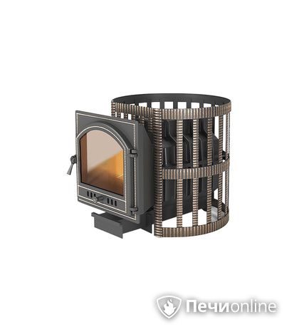 Дровяная печь-каменка Везувий Легенда Ретро Ковка 24 (205) в Костроме
