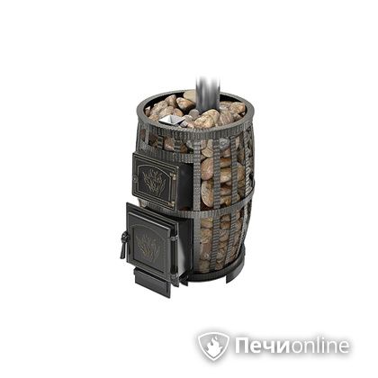 Дровяная печь-каменка Везувий Легенда Русский пар Ковка 24 (271) б/в в Костроме