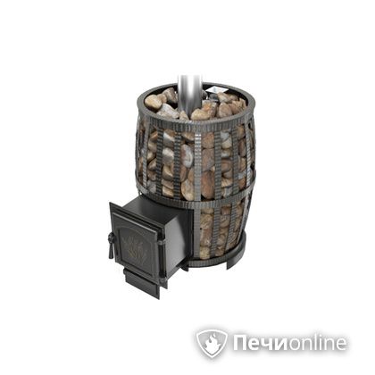 Дровяная печь-каменка Везувий Легенда Русский пар Ковка 18 (271) в Костроме