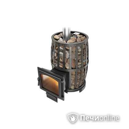 Дровяная печь-каменка Везувий Легенда Русский пар Ковка 24 (240) в Костроме