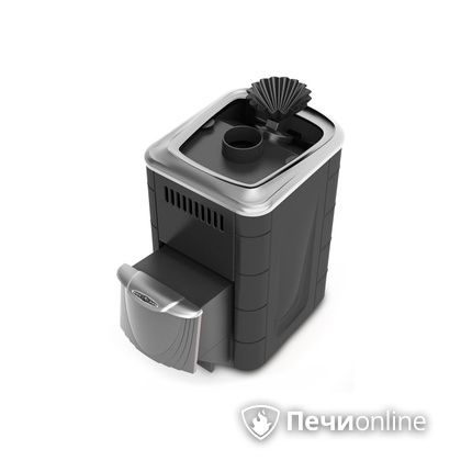 Дровяная печь-каменка TMF Гейзер Мини 2016 Inox ДН ЗК антрацит в Костроме