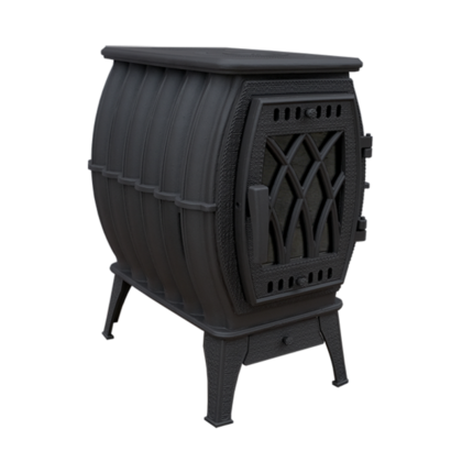 Отопительно-варочная печь Прометалл Бахта Черный  в Костроме