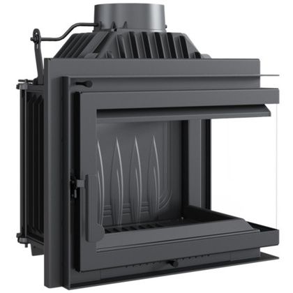 Каминная топка Kratki SIMPLE/M/S/P/BS угловое стекло справа в Костроме