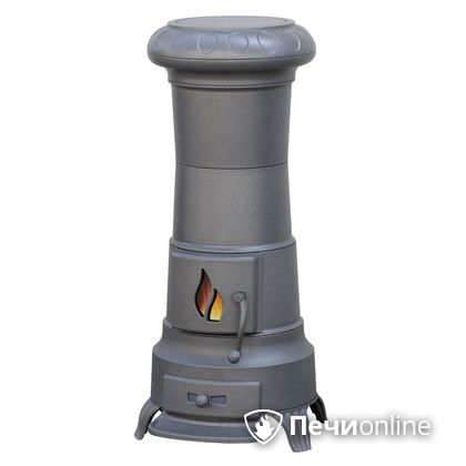 Отопительная печь Plamen Julia эмалир./серая глянцевая в Костроме