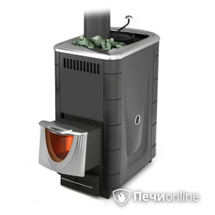 Дровяная банная печь TMF Скоропарка 2017 Inox ДНC Б, антрацит в Костроме