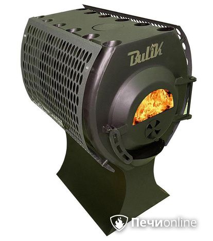 Отопительно-варочные печи Березка BulyK 280 Плюс со стеклом и экранами боковыми в Костроме