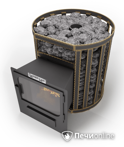 Дровяные печи-каменки Сабантуй Булава Чугун 16 панорама в Костроме