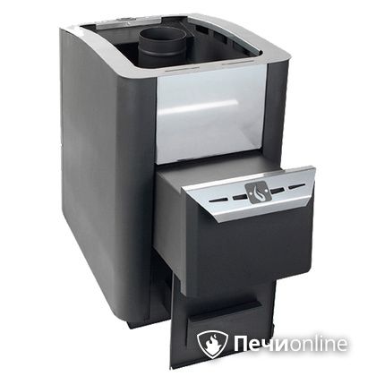 Дровяная банная печь Конвектика 12 антрацит в Костроме