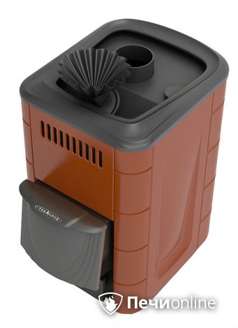 Дровяная печь-каменка TMF Гейзер Мини 2016 Carbon ДА КТК ЗК терракота в Костроме