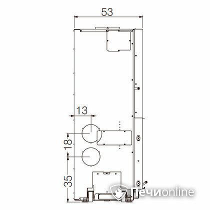 Каминная топка Edilkamin WINDO 120 nero в Костроме