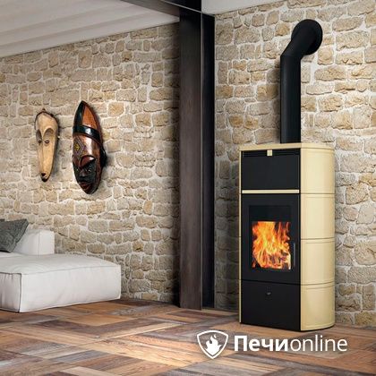 Печь-камин Edilkamin Flamma 24 kw V.C. Pergamena с Т/О в Костроме