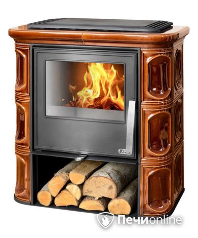 Печь-камин ABX Florencie, коричневая в Костроме