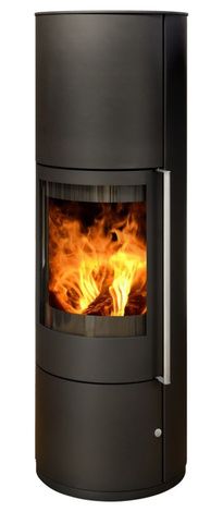 Печь-камин ABX Trollvik, черная сталь в Костроме