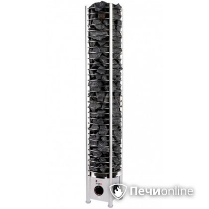 Электрокаменка для сауны Sawo TH3-60NB-P со встроенным пультом управления круглая в Костроме