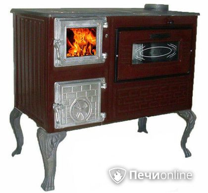 Отопительно-варочная печь МастерПечь ПВ-06 с духовым шкафом, 7.5 кВт в Костроме