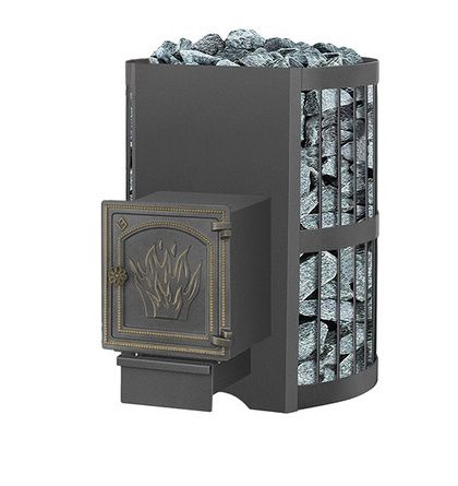 Дровяная банная печь Везувий Скиф Стандарт 22 ДТ-4 в Костроме