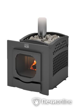 Дровяная банная печь Теплодар Былина-сетка-12 Ч Панорама (1.1) в Костроме