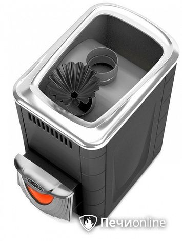 Дровяная банная печь TMF Ангара 2012 Inox ДНС КТК ЗК антрацит в Костроме