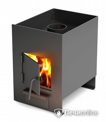 Дровяная банная печь TMF Двушечка антрацит в Костроме