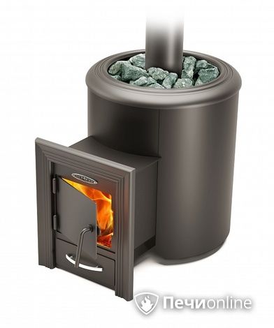 Дровяная банная печь TMF Степанида антрацит в Костроме