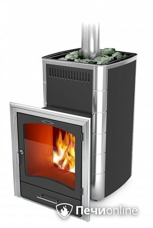 Дровяная банная печь TMF Калина II Inox БСЭ антрацит НВ ПРН в Костроме