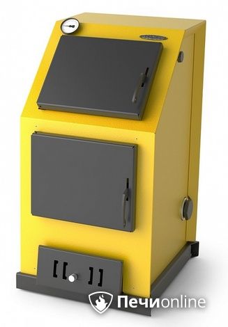 Твердотопливный котел TMF Оптимус Лайт 20кВт под АРТ и ТЭН желтый в Костроме