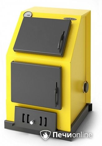 Твердотопливный котел TMF Оптимус Лайт 16кВт под АРТ и ТЭН желтый в Костроме