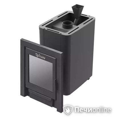 Дровяная банная печь Протопи Вулкан 18 Панорама в Костроме