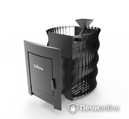 Дровяная банная печь Протопи Вулкан 18 Подкова в Костроме