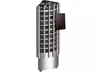 Электрокаменка для сауны Harvia Glow Corner TRC70XE c цифровой панелью управления в Костроме