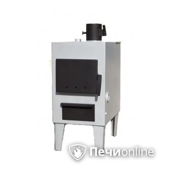 Твердотопливный котел НМК Сибирь 8 ТПЭ ножки и переходник на круглую трубу в комплекте в Костроме