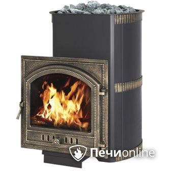 Дровяная банная печь Везувий Лава 28 Камин (205) в Костроме