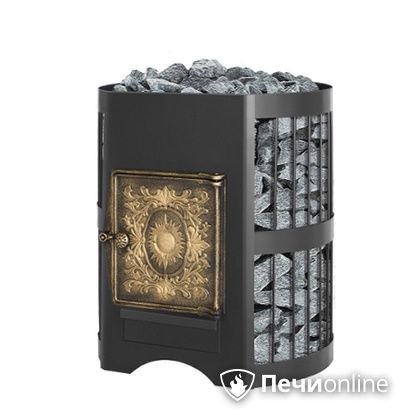 Дровяная банная печь Везувий Скиф Стандарт 12 ДТ-3 без выносного тоннеля в Костроме