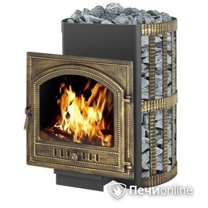 Дровяная банная печь Везувий Скиф Ковка 22 (205) в Костроме