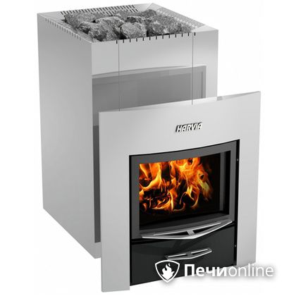 Дровяная банная печь Harvia 22 Duo Steel (Wk220) в Костроме