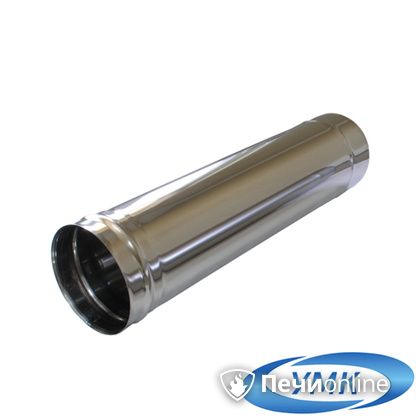 Дымоход УМК Труба D130 L=0.25 м 0.5 мм. нержавейка в Костроме