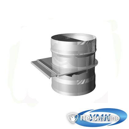  УМК Шибер-задвижка D160 1.0 мм нержавейка в Костроме