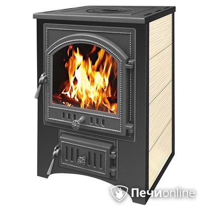 Печь-камин Везувий ПК-01(205) с варочной плитой бежевый в Костроме