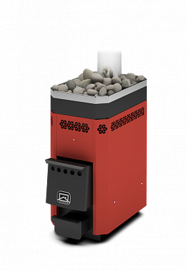 Дровяная банная печь Теплодар Русь-9 ЛУ короткий топливный канал в Костроме