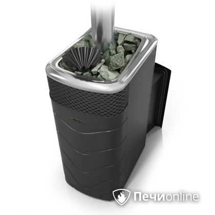 Дровяная банная печь TMF Гейзер XXL 2017 Inox Витра закрытая каменка антрацит в Костроме