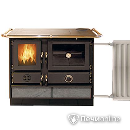 Отопительно-варочная печь MBS Super Thermo Magnum Stone R с духовым шкафом и теплообменником в Костроме