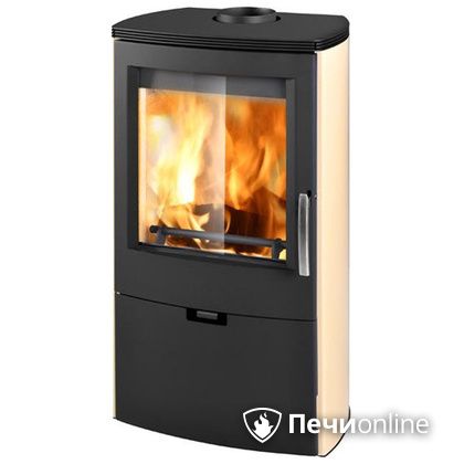 Печь-камин Thorma Falun II Aqua (чёрн./бел.) в Костроме
