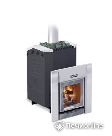 Дровяная банная печь Ермак 12-Премиум стальная топка 8мм в Костроме